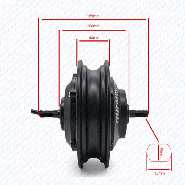 Imagen motor dualtron spider con medidas